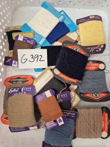 bavlnená štopkacia priadza- rôzne farby