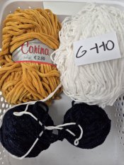 380g ženilkovej priadze / mix